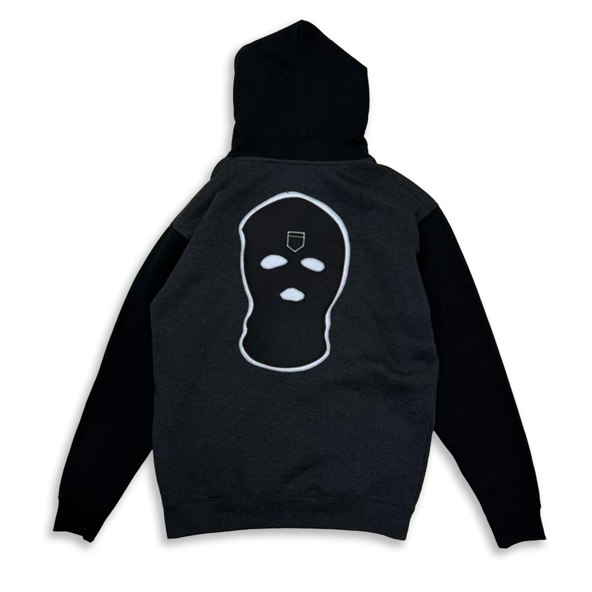 Balaclava Felt Patch Hoodie - Two-Tone – Pick Pocket Manufacturing