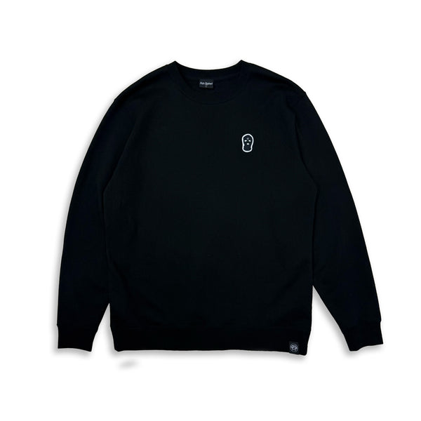 Balaclava Crewneck Sweatshirt - Black