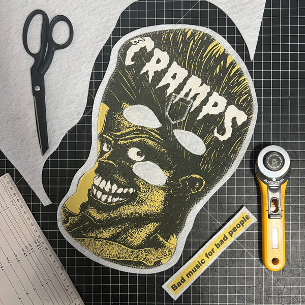 The Cramps Ski Mask Patch Hoodie