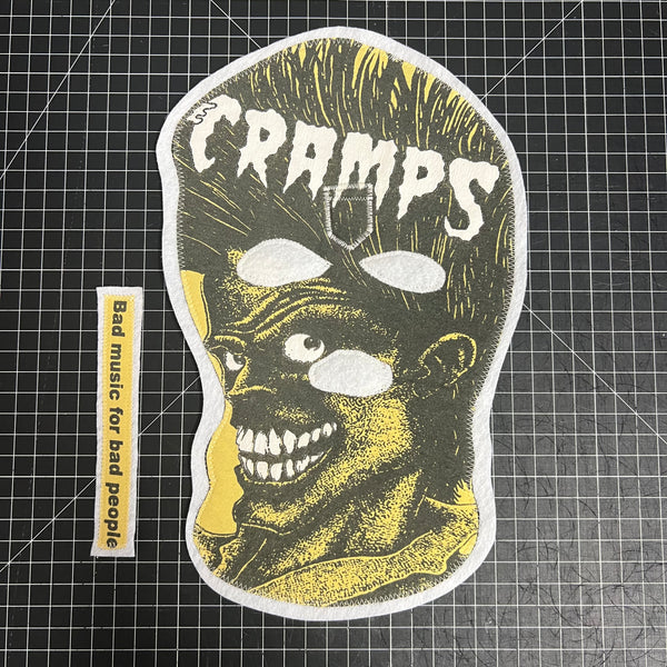 The Cramps Ski Mask Patch Hoodie