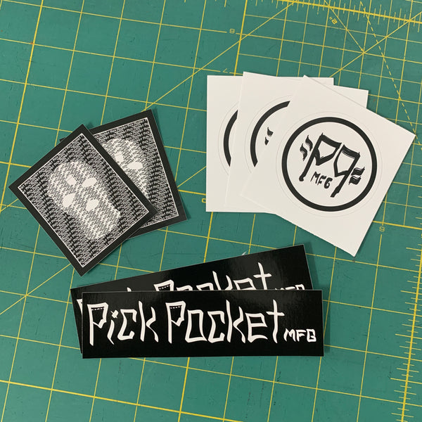 Pocket Type Sticker Sticker Pack – Pick Pocket Manufacturing